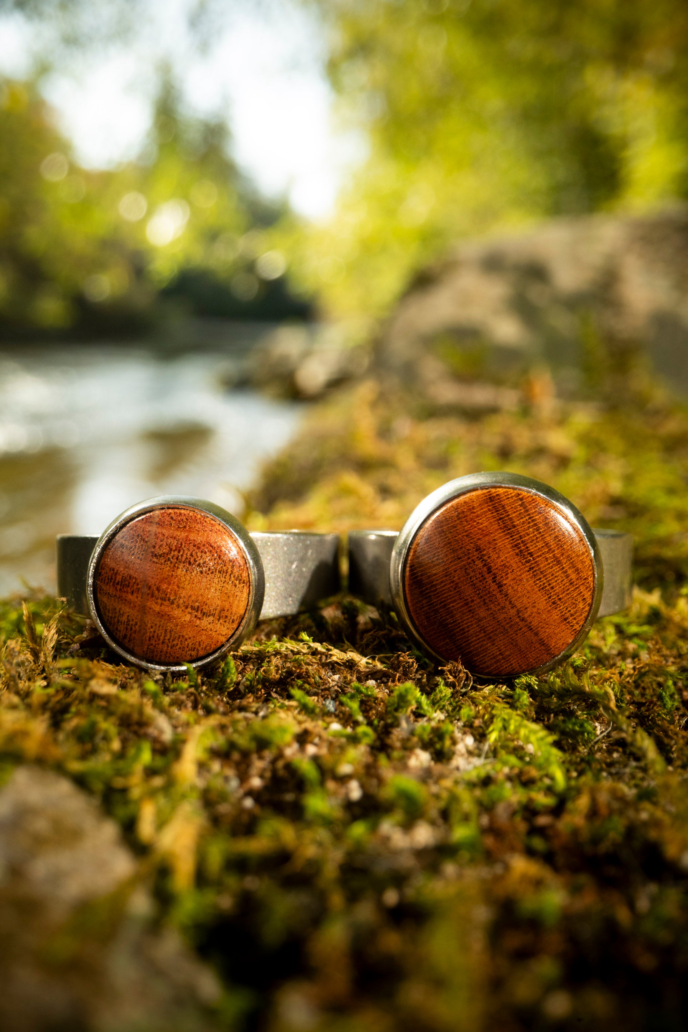 Ring Silber mit Pflaumenholz von wowki