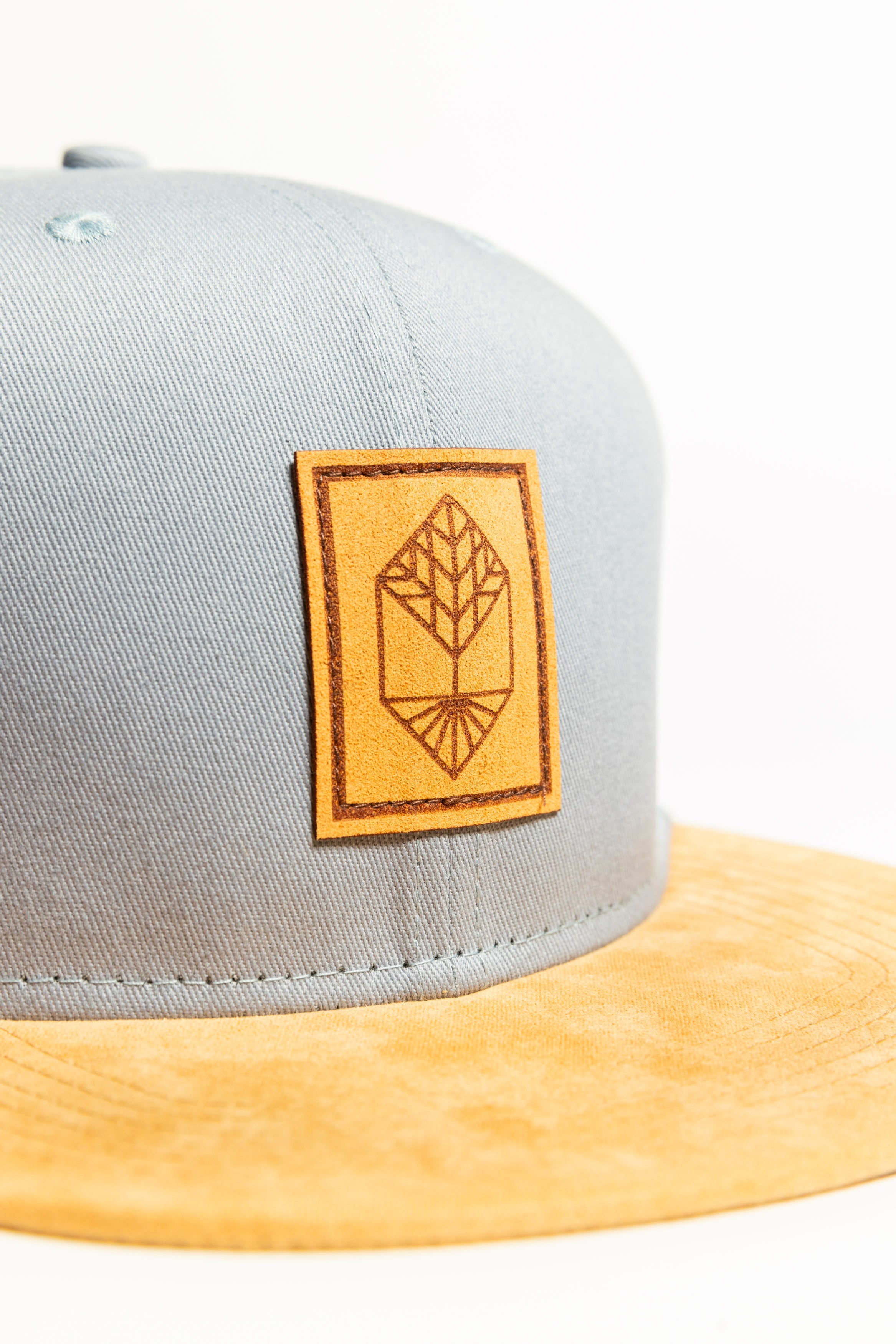 Snapback Cap Wildleder Babyblau von wowki