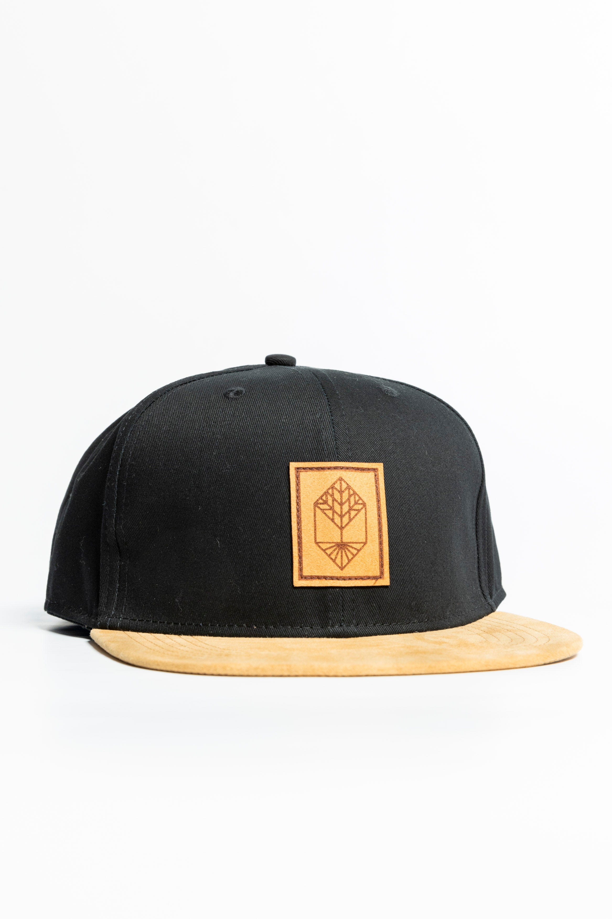 Snapback Cap Wildleder Schwarz von wowki