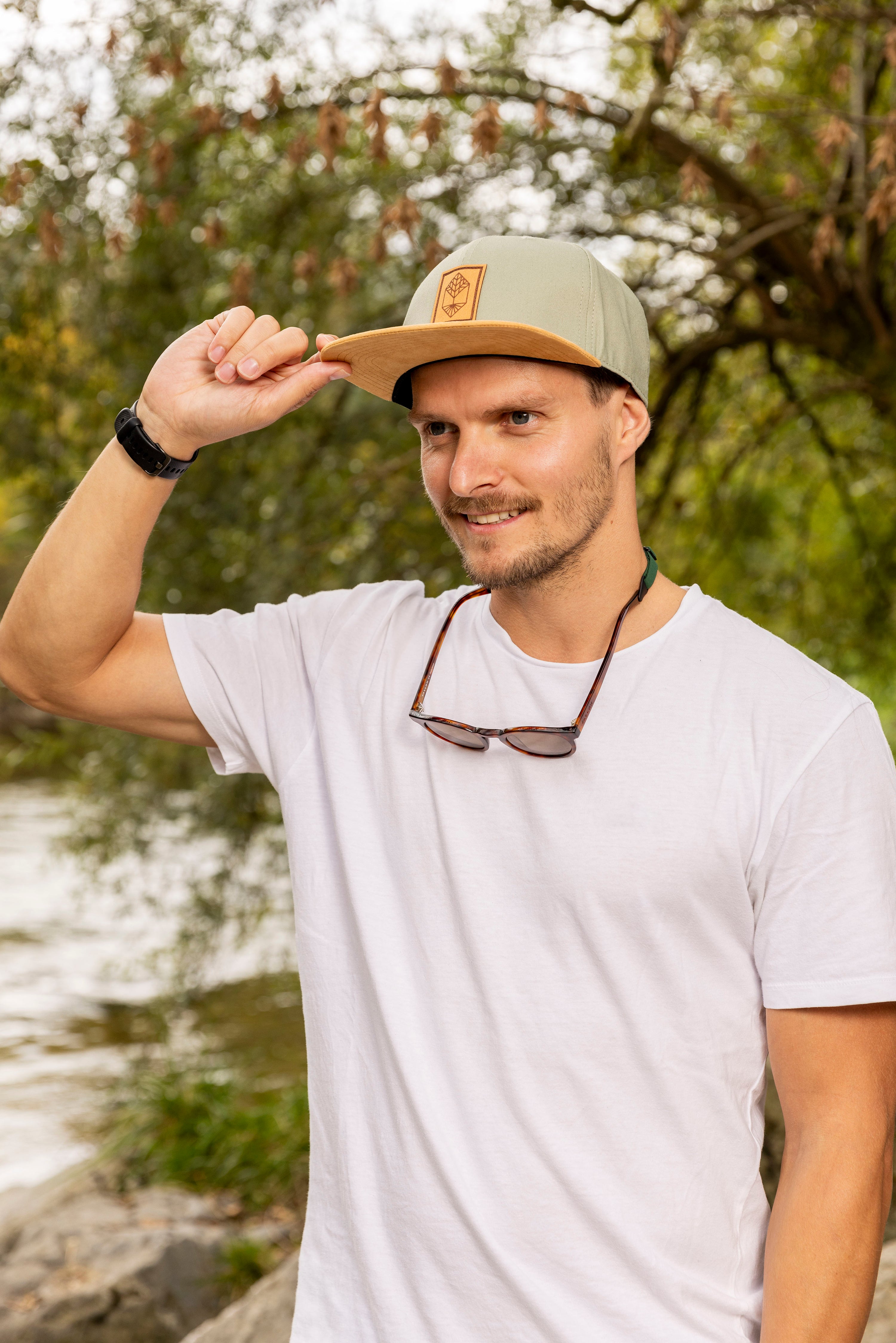 Snapback Cap Wildleder Mintgrün von wowki