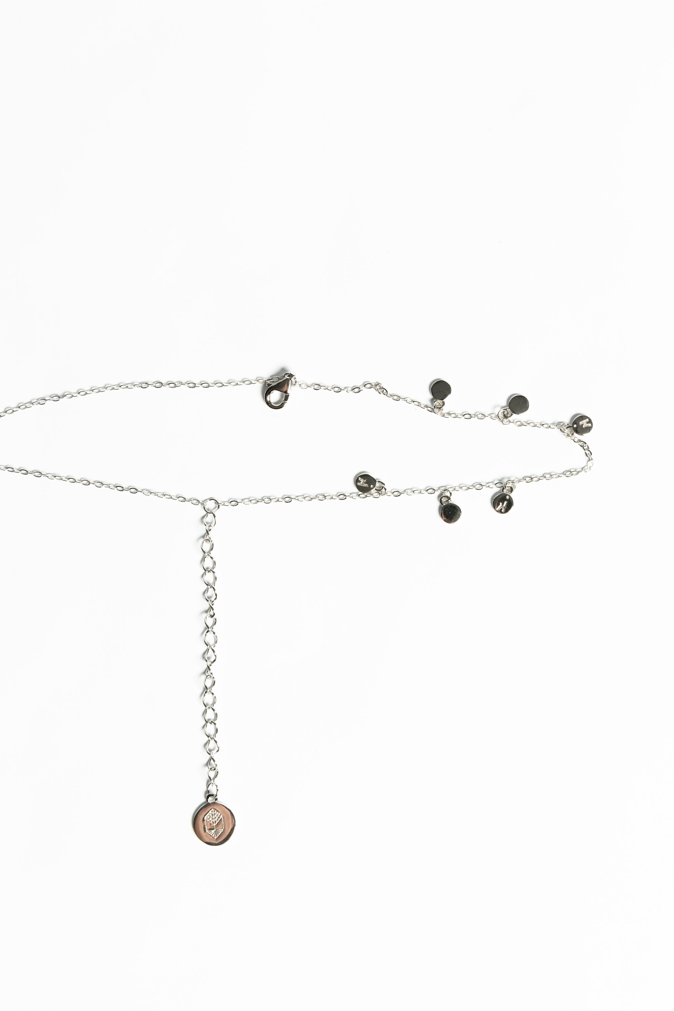Armband mit Hellem Palmenholz in 925 Silber (doppelt) von wowki